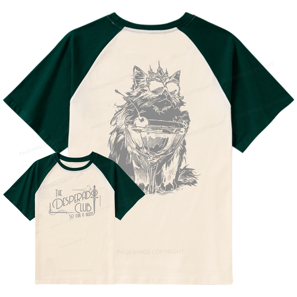 Pagewings The Desperado Club Raglan T-shirt