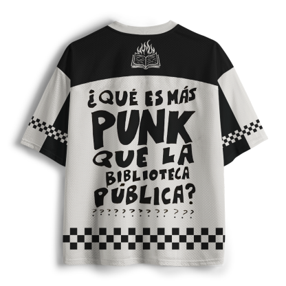 Pagewings What's More Punk Than The Public Library Unisex Mesh Jersey