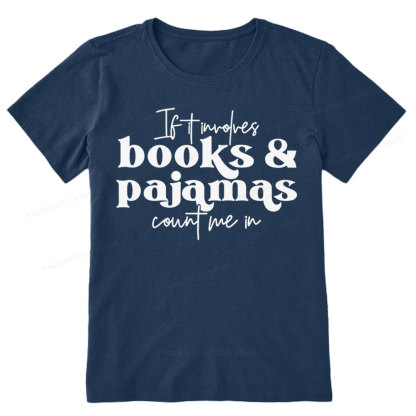 Pagewings Involves Books And Pajamas Count Me Unisex Classic T-shirt