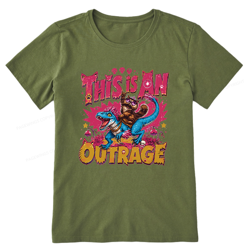 Pagewings Science Fiction Cat Unisex Classic T-shirt