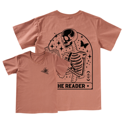 Pagewings The Reader Tarot Card Shirt V-neck T-shirt