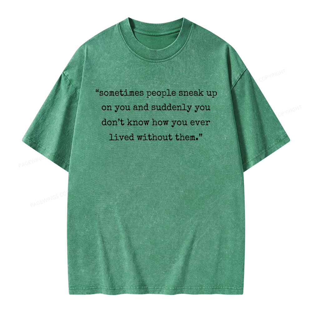 Pagewings Romance Reader Unisex Washed T-shirt