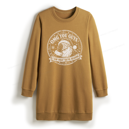 Pagewings OMG You Guys I Saw What You’re Reading Sweatshirt Dress