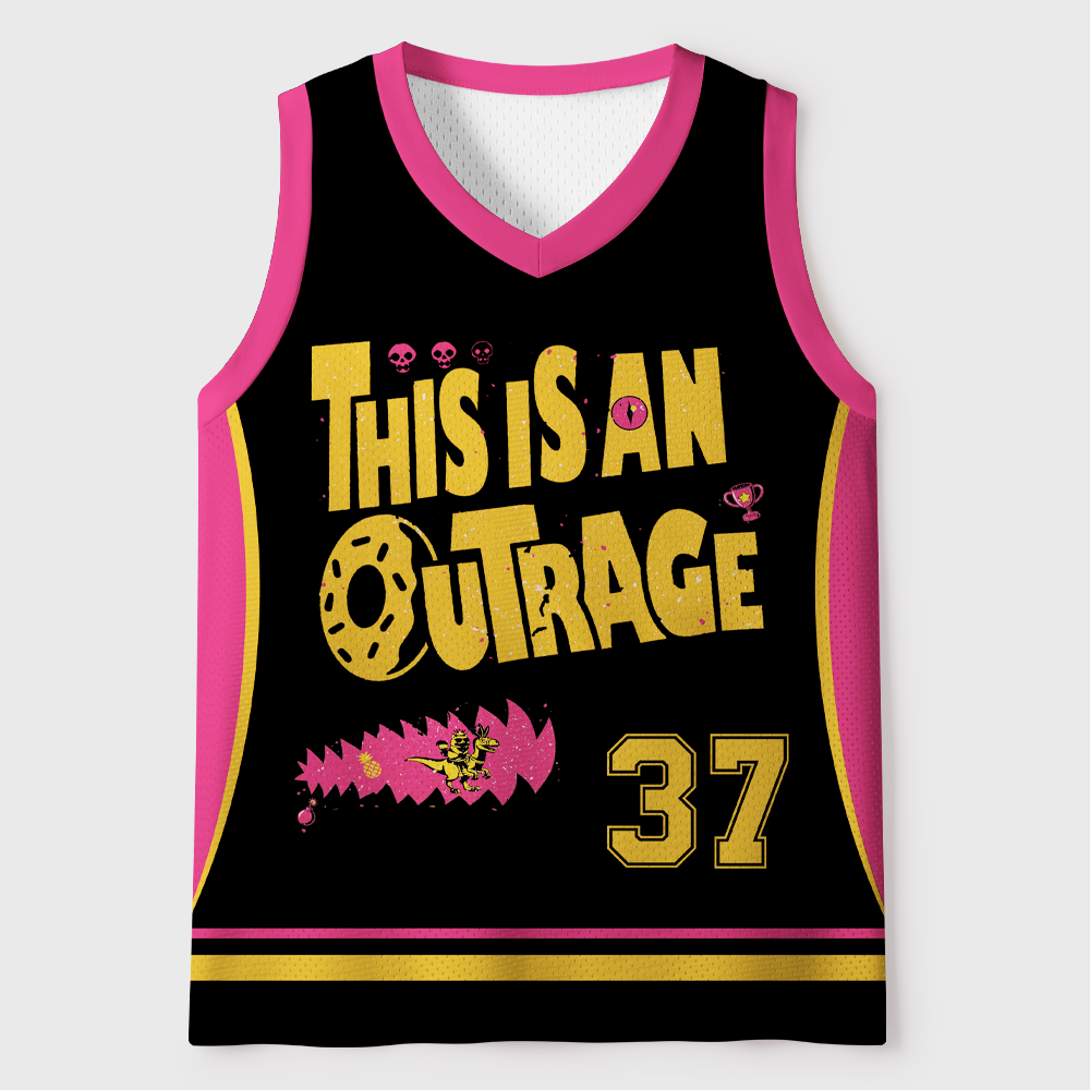 Pagewings This Is An Outrage Unisex Mesh Tank Top