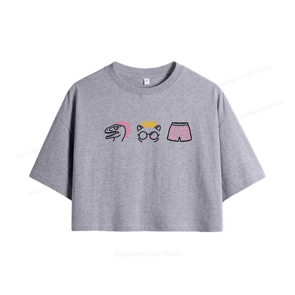 Pagewings Sci Fi Books Lover Women Crop Tops