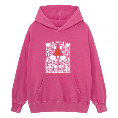 Pagewings Hope Is A Small Rebellion Unisex Washed Hoodie