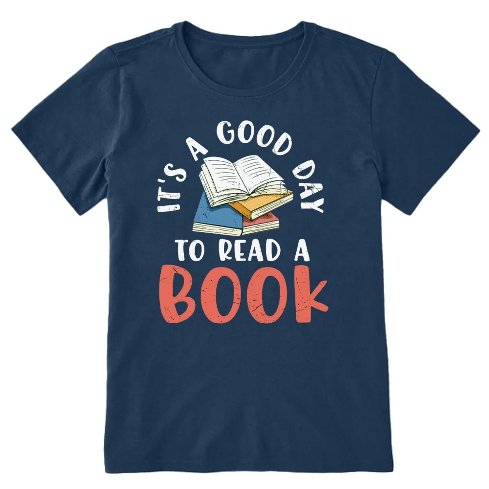 Pagewings It’s a Good Day to Read a Book Classic Unisex Classic T-shirt