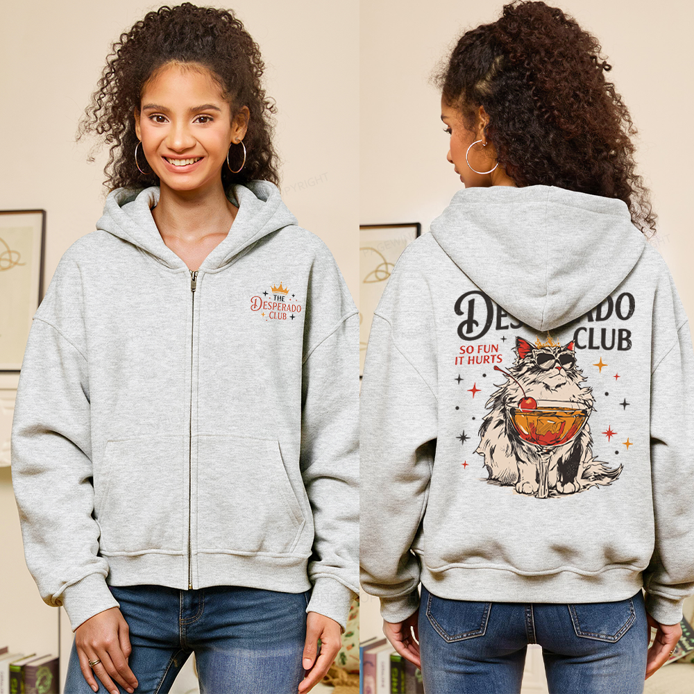 Pagewings The Desperado Club Fleece Zip-Up Hoodie