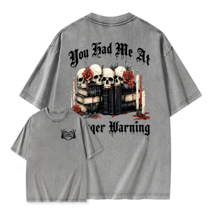 Pagewings Dark Romance Smut Unisex Washed T-shirt