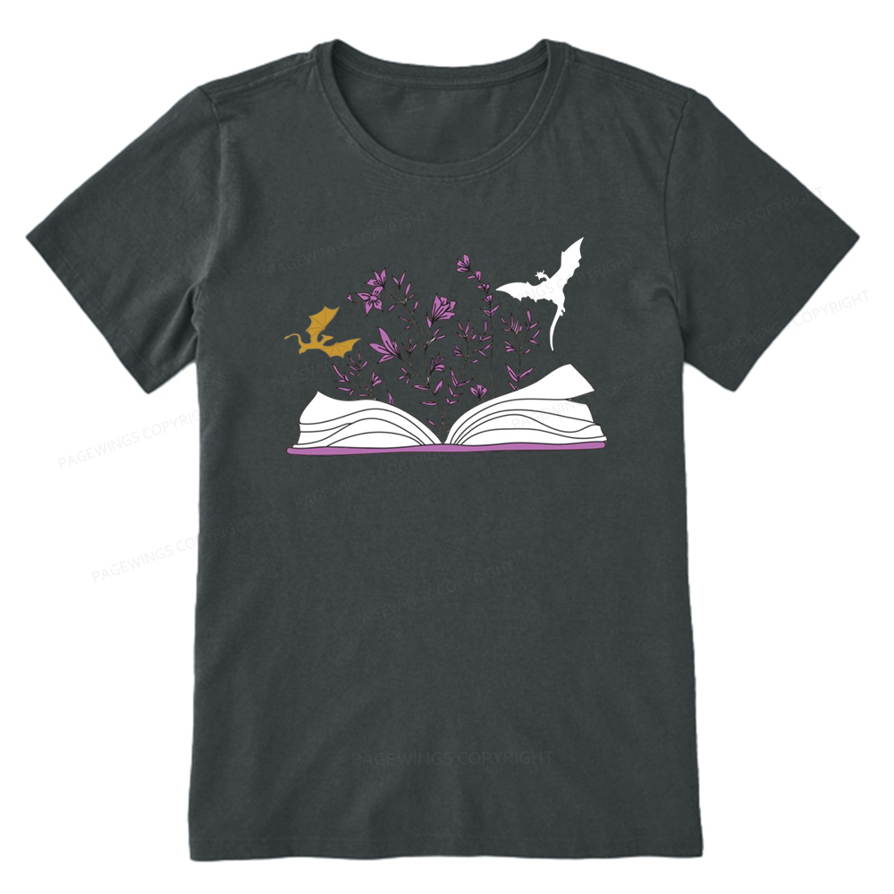 Pagewings The Flying Dragon In The Book Unisex Classic T-shirt