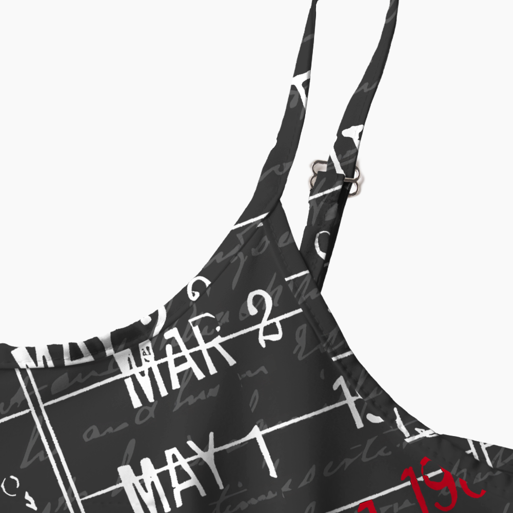 Pagewings When You Have a Library Card Printed Spaghetti Strap Midi Sundress