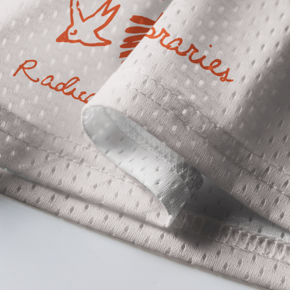 Pagewings Radicalized By Public Libraries Unisex Mesh Jersey