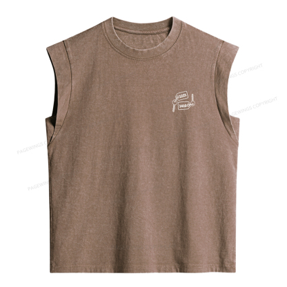 Pagewings Room Numbers Women's Washed Tank Top