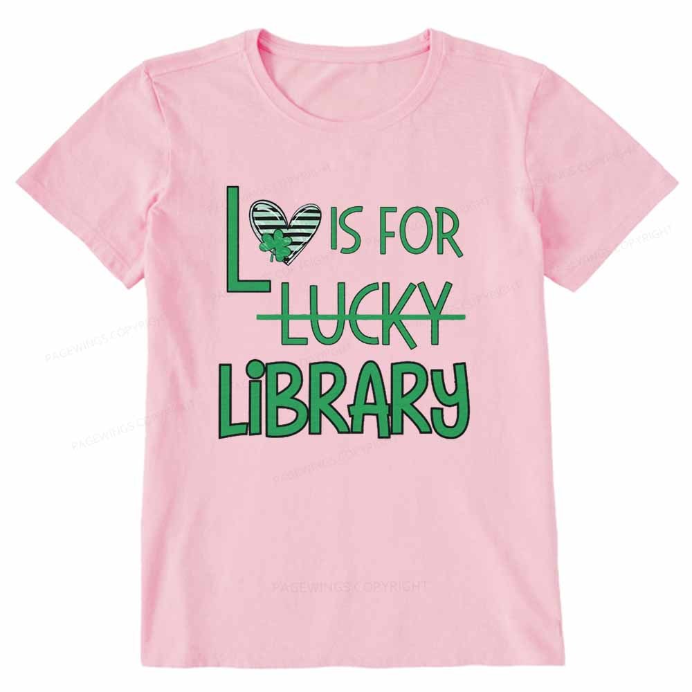 Pagewings St Patricks Day Librarian Tshirt Unisex Classic T-shirt