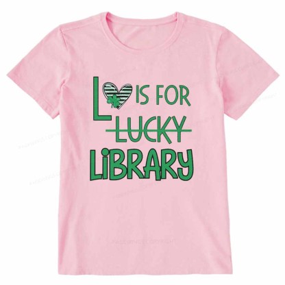 Pagewings St Patricks Day Librarian Tshirt Unisex Classic T-shirt