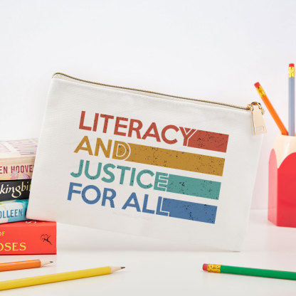 Pagewing Literacy and Justice For All Pouch