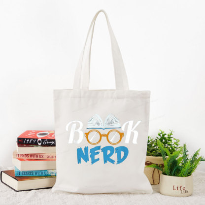 Pagewings Book Nerd Tote Bag