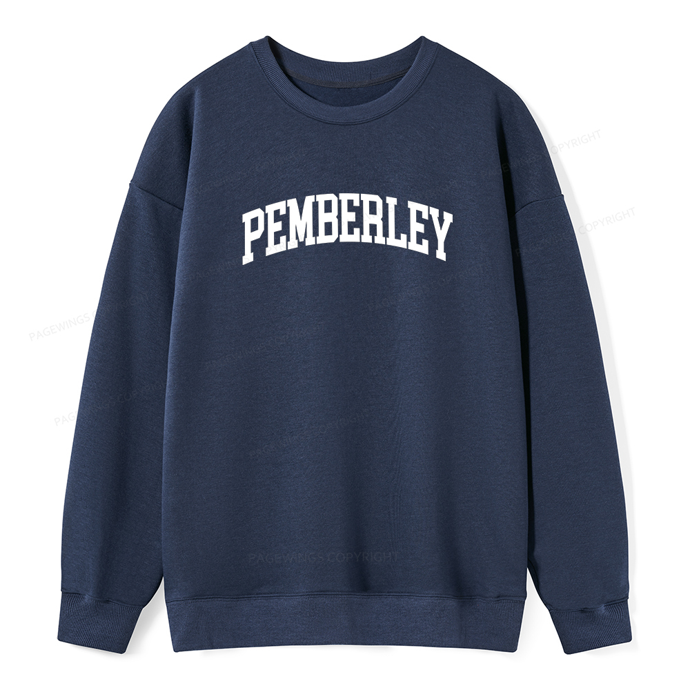 Pagewings Pride and Prejudice Pemberley Bookworm Unisex Classic Sweatshirt