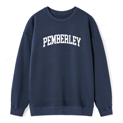 Pagewings Pride and Prejudice Pemberley Bookworm Unisex Classic Sweatshirt