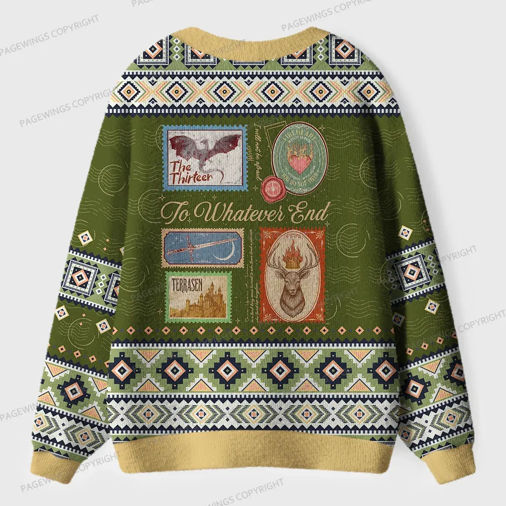 Pagewings To Whatever End Unisex Ugly Cardigan Sweaters