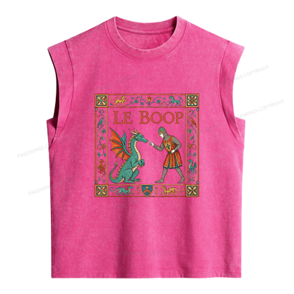 Pagewings Le Boop Women's Washed Tank Top
