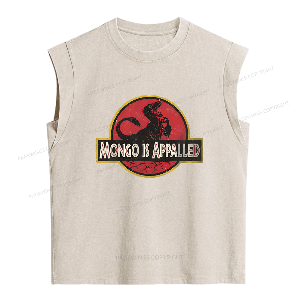 Pagewings Mongo Is Appalled Women's Washed Tank Top