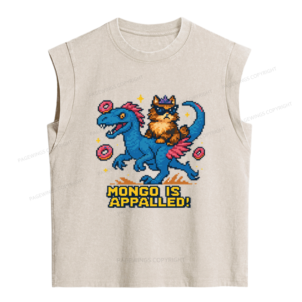 Pagewings Mongo Is Appalled Women's Washed Tank Top