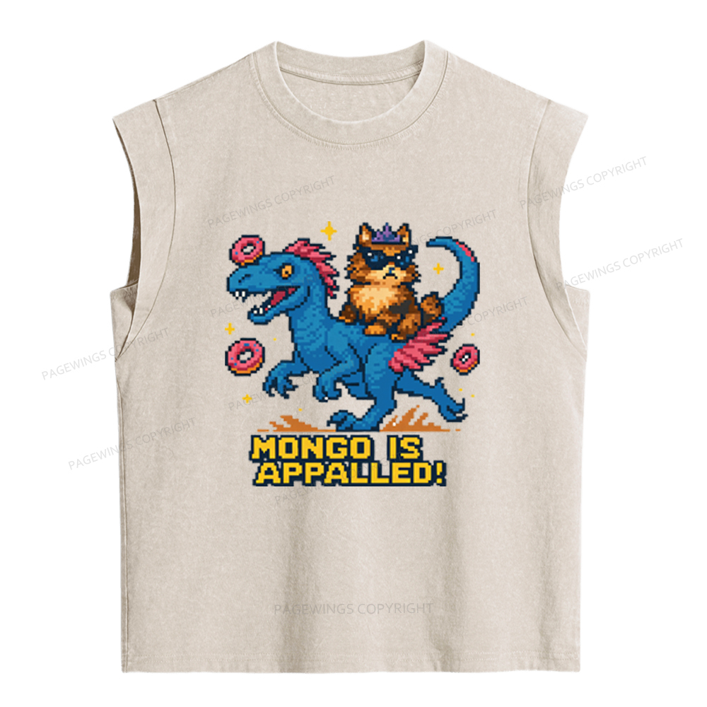 Pagewings Mongo Is Appalled Women's Washed Tank Top
