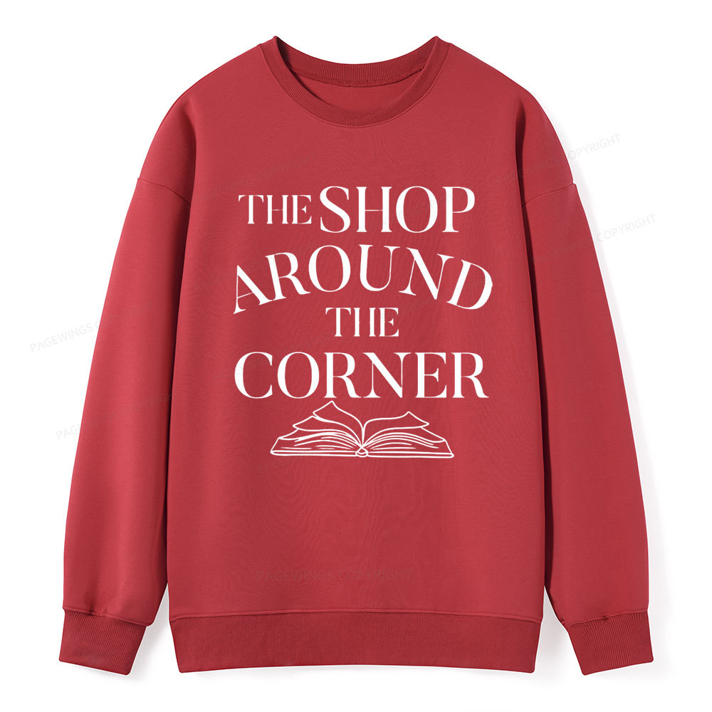 Pagewings The Shop Around The Corner Bookworm  Unisex Classic Sweatshirt