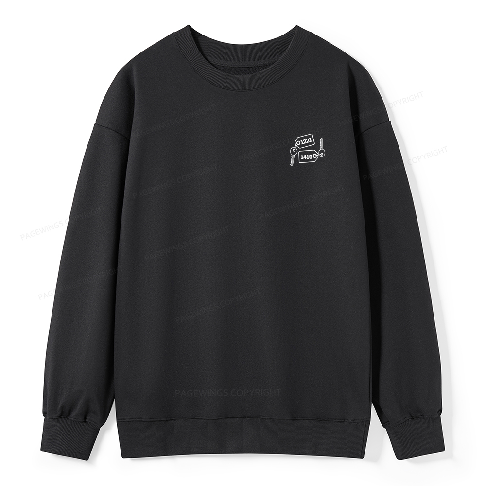 Pagewings Room Numbers Unisex Classic Sweatshirt
