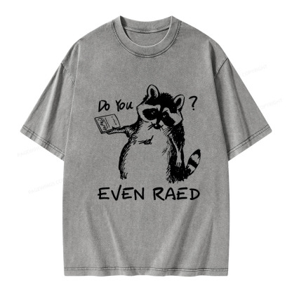 Pagewings Do You Even Read Unisex Washed T-shirt