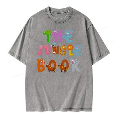 Pagewings THE JUNGLE BOOK T-Shirt Unisex Washed T-shirt