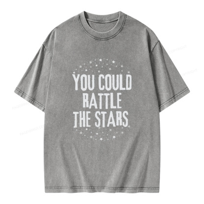 Pagewings You Could Rattle the Stars Unisex Washed T-shirt