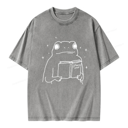 Pagewings Faerie Smut and Frogs Comfort Unisex Washed T-shirt
