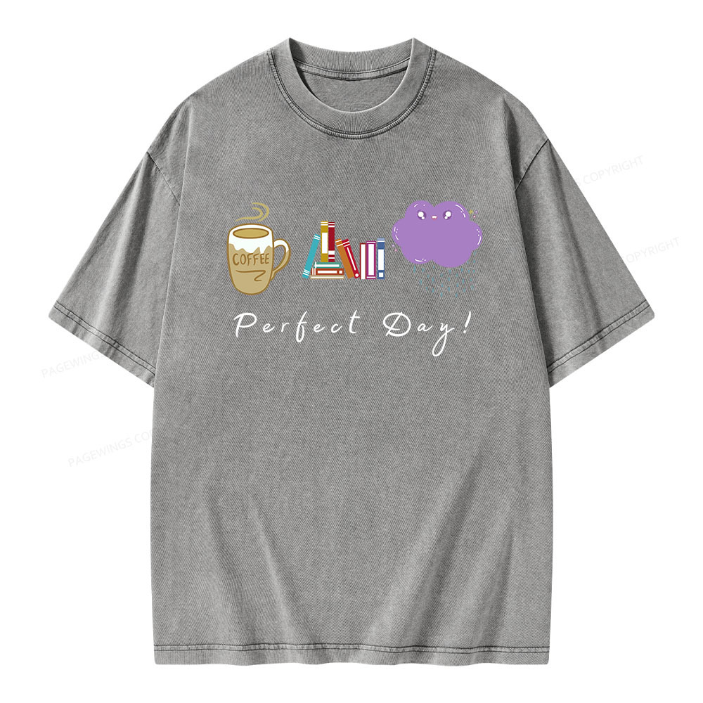 Pagewings Perfect Day Unisex Washed T-shirt