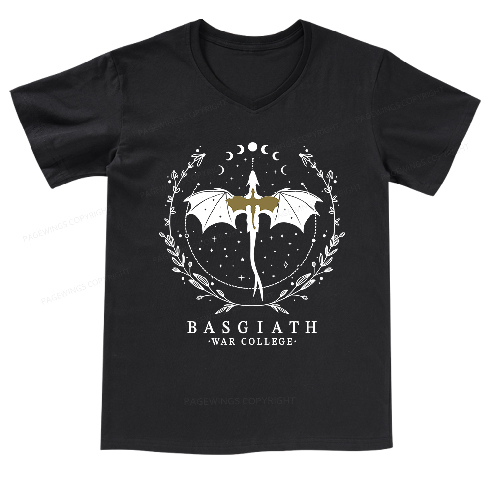 Pagewings Basgiath War College V-neck T-shirt