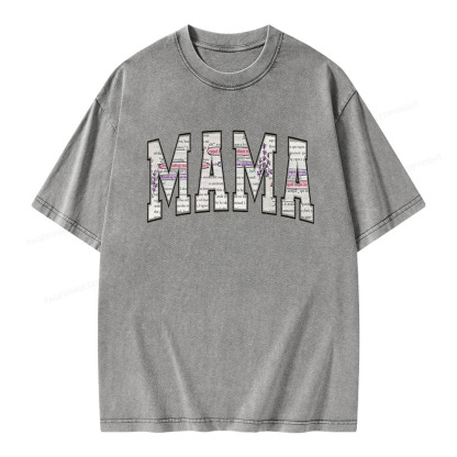 Pagewings A Reading Log About MAMA Unisex Washed T-shirt
