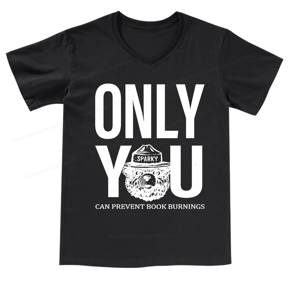 Pagewings Only You V-neck T-shirt