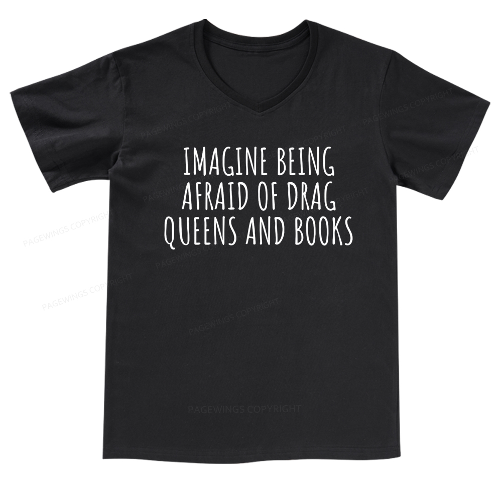 Pagewings Funny Liberal Shirt V-neck T-shirt