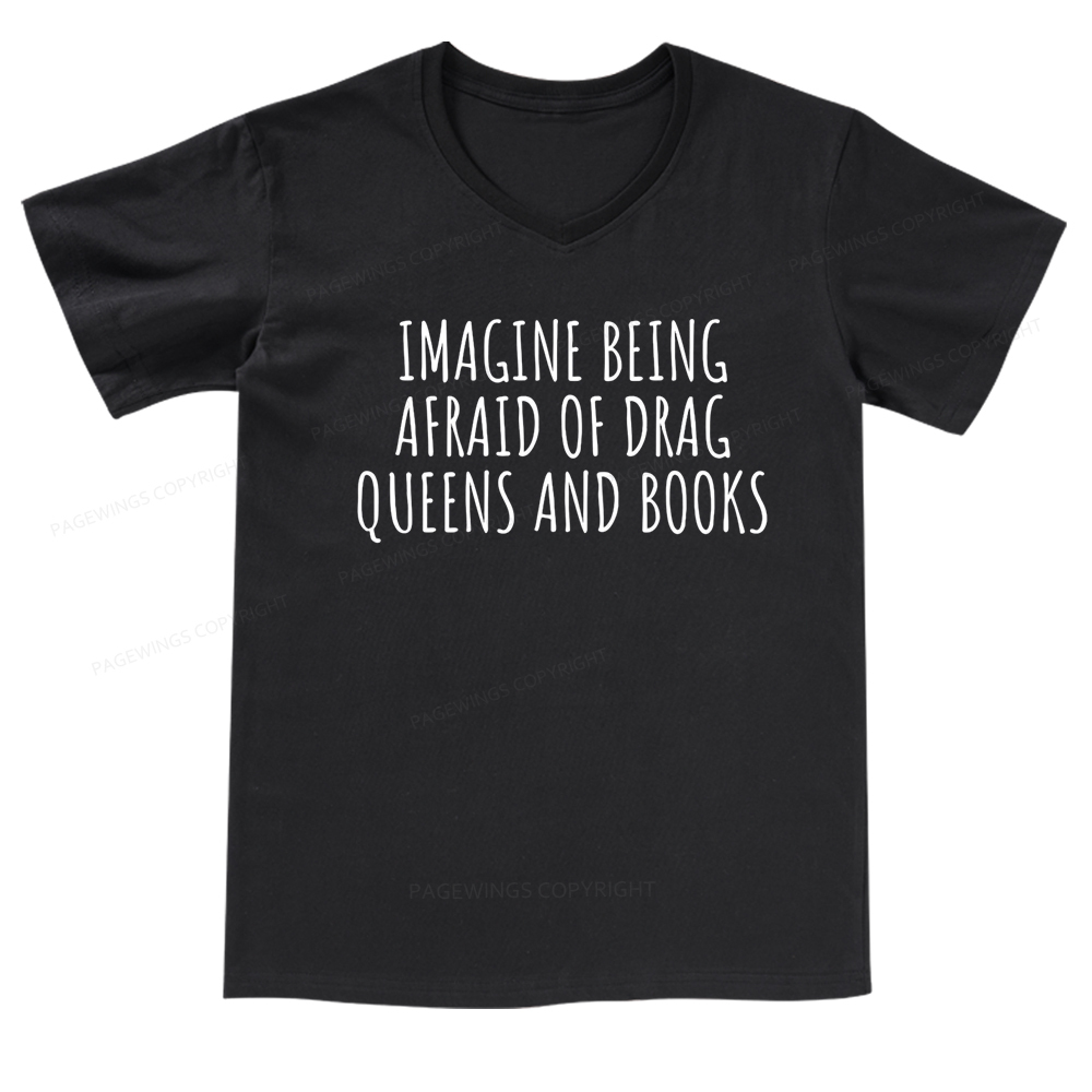 Pagewings Funny Liberal Shirt V-neck T-shirt