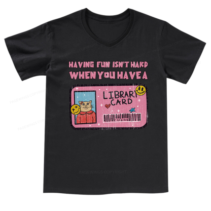 Pagewings Do You Even Read V-neck T-shirt