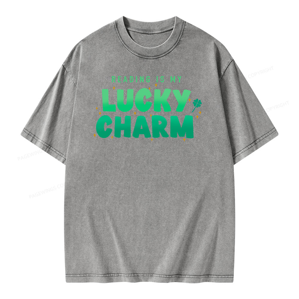 Pagewings Lucky Charm Shirt Unisex Washed T-shirt