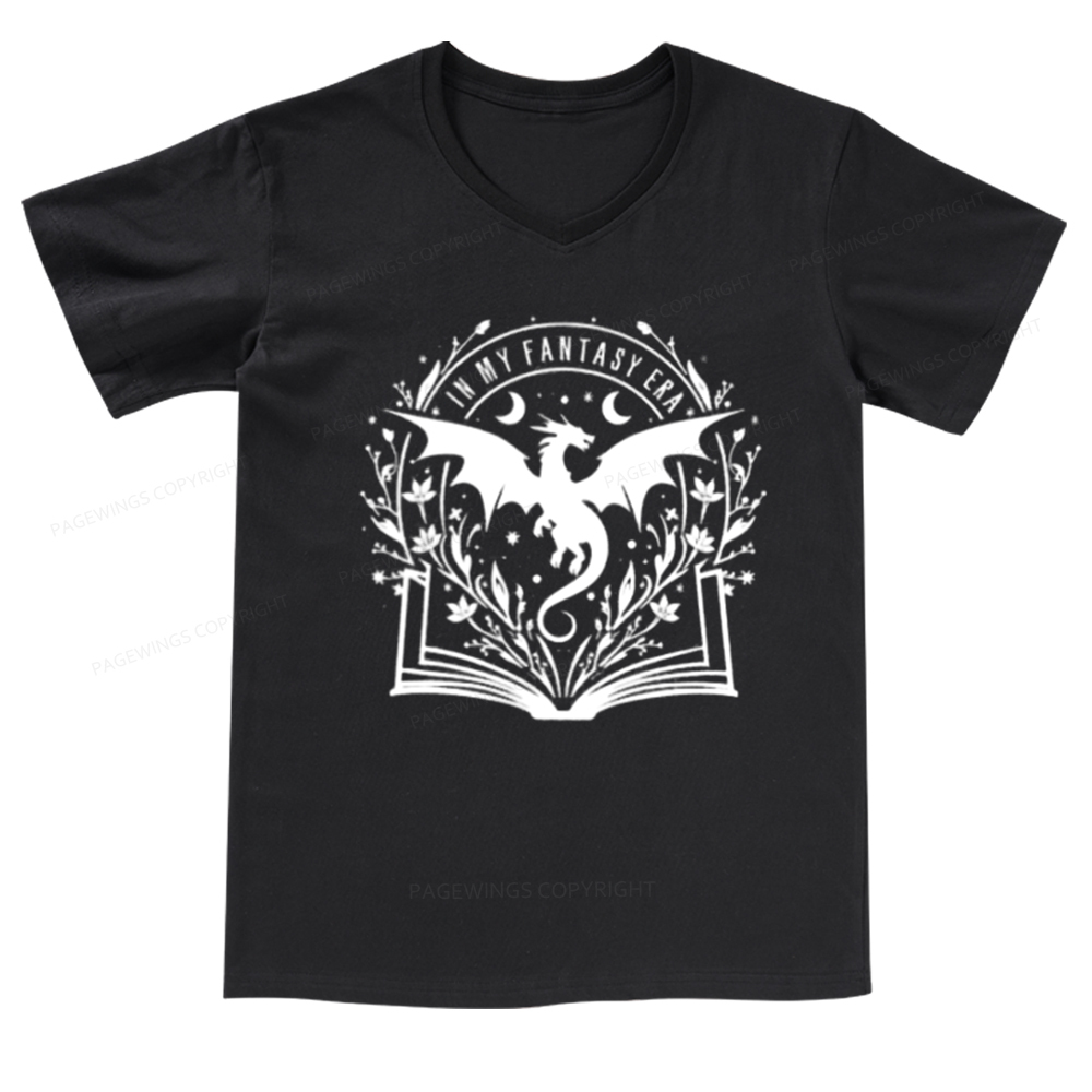 Pagewings Fantasy Era Unisex Tee V-neck T-shirt