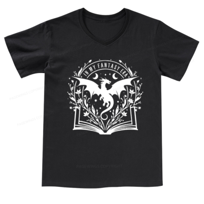 Pagewings Fantasy Era Unisex Tee V-neck T-shirt