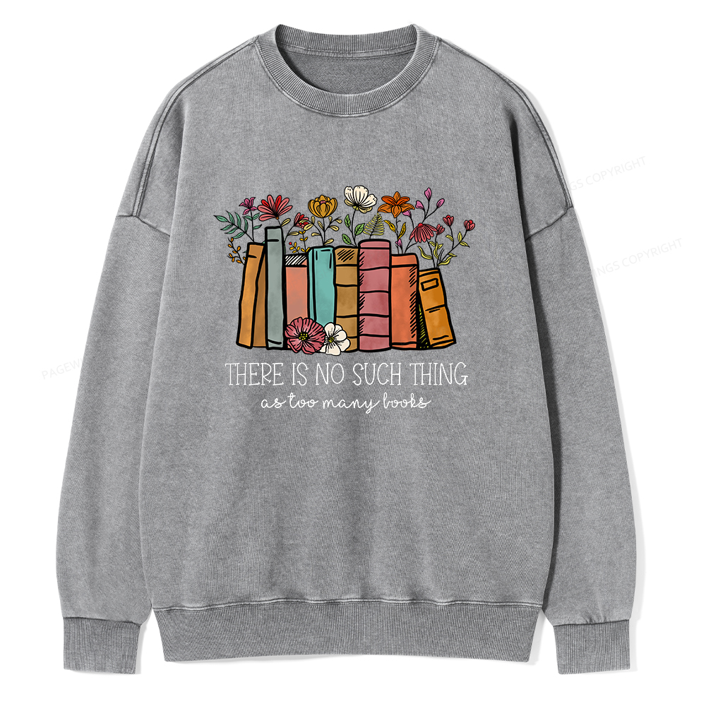 Pagewings Such A Thing Unisex Washed Sweatshirt