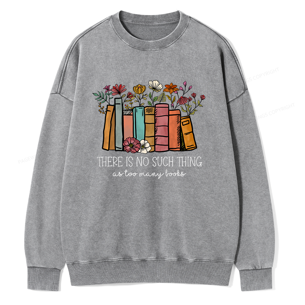 Pagewings Such A Thing Unisex Washed Sweatshirt