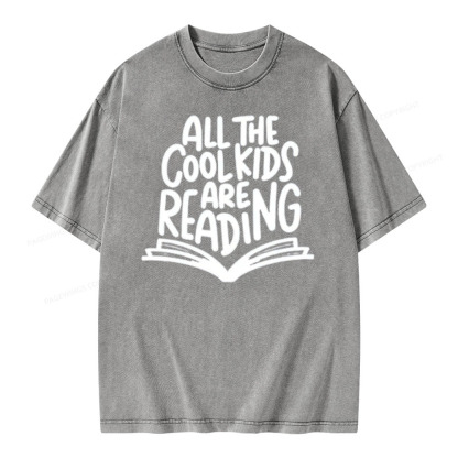 Pagewings Book Lover Kid Shirt, Reading Habit T-Shirt Unisex Washed T-shirt