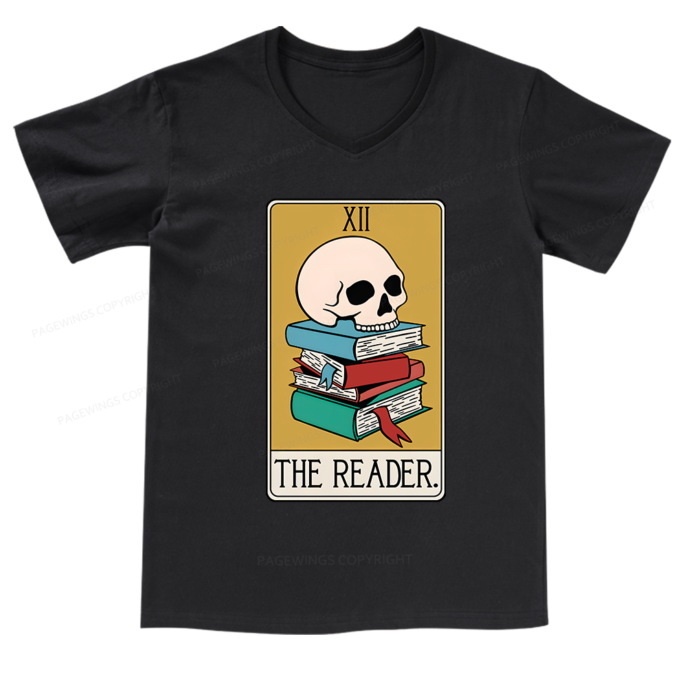 Pagewings Funny Tarot Shirt Tarot Card  V-neck T-shirt
