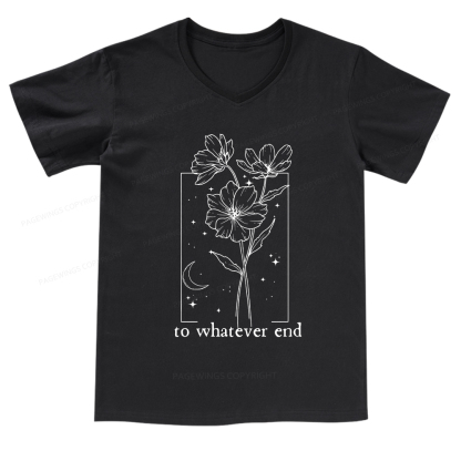 Pagewings Read Banned Books Stack V-neck T-shirt