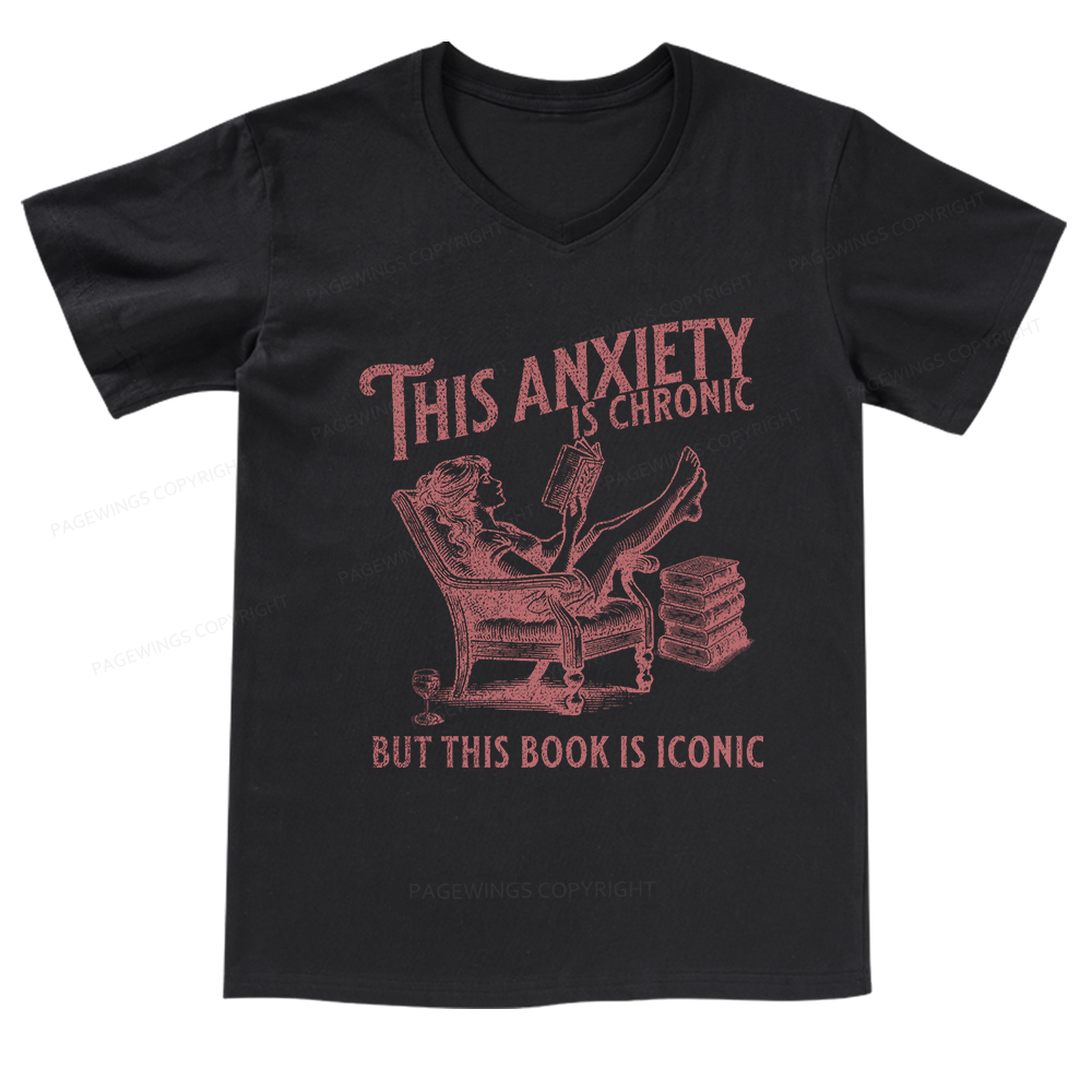 Pagewings Funny Bookish Shirt V-neck T-shirt